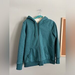 L.L. Bean Sherpa Lined Sweatshirt Women Medium NWOT